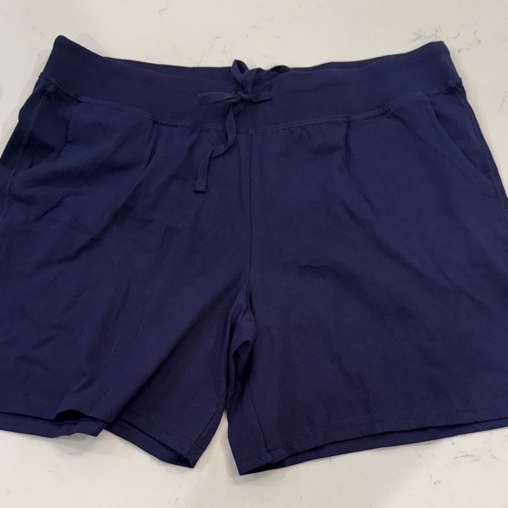 Hanes Women's Deep Blue Athletic Shorts
